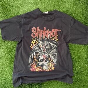 Hanes Black Slipknot Graphic Tee